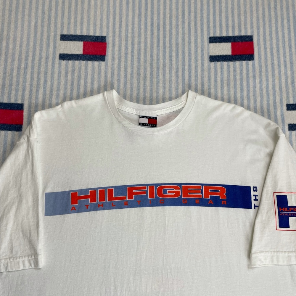 Vintage Tommy Hilfiger Athletic Gear short sleeve tee shirt - Picture 3 of 9